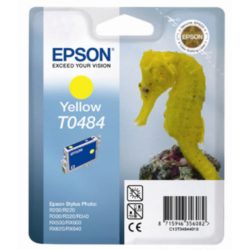 Epson Seahorse T0484 Ink Cartridge, Yellow Single Pack, C13T04844010